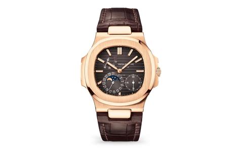 patek philippe with a brown leather strap